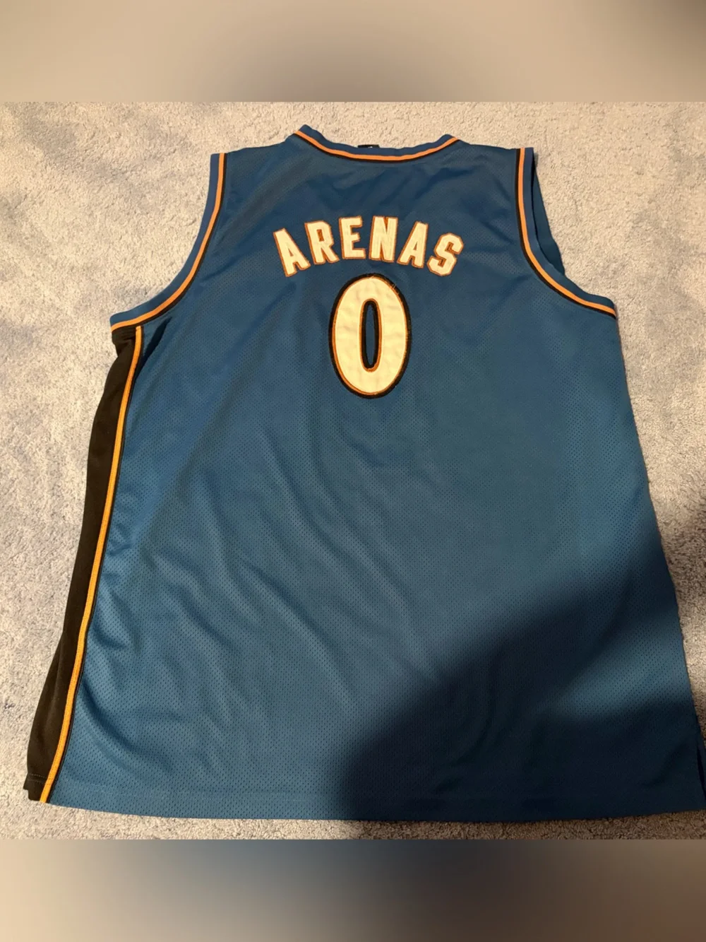 Adidas Washington Wizards Gilbert Arenas Stitched NBA Basketball Jersey sz 56